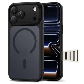   TECH-PROTECT MAGPEAK MAGSAFE CC IPHONE 17 PRO MAX matt tok, fekete