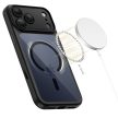 Tech-Protect Magpeak Magsafe CC Case iPhone 17 Pro tok, átlátszó-fekete