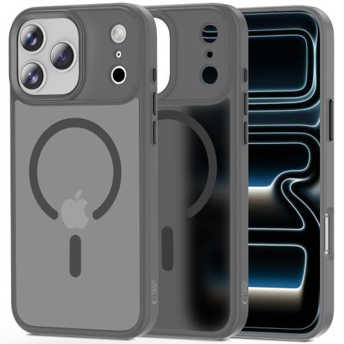 TECH-PROTECT MAGMAT MAGSAFE iPhone 17 PRO MAX MATTE CRAYON tok, szürke tok, szürke