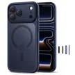 TECH-PROTECT MAGPEAK MAGSAFE CC IPHONE 17 PRO MATTE tok, sötétkék