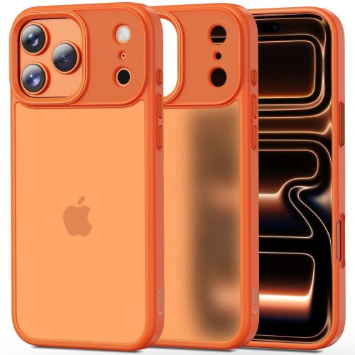 Tech-Protect MagMat case iPhone 17 Pro tok, matt narancs