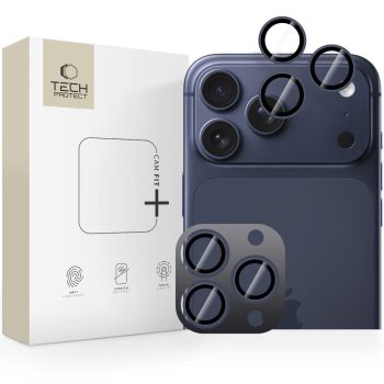   TECH-PROTECT CAMRING FIT+ IPHONE 14 PRO / MAX / 15 PRO / MAX / 16 PRO / MAX / 17 PRO / MAX DEEP BLUE kameravédő, kék
