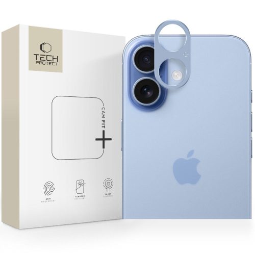 TECH-PROTECT CAMALLOY FIT+ IPHONE 17 MIST BLUE kameravédő, kék