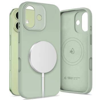 Tech-Protect Uniq MagSafe case iPhone 17 tok, zöld