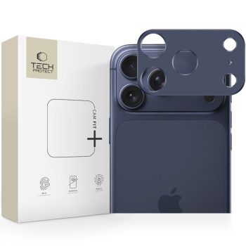   Tech-Protect Camalloy Fit+ Camera Cover iPhone 17 Pro kameravédő, kék