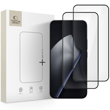   Tech-Protect Glass Fit+ 2-pack edzett üvegfólia Xiaomi 15T / 15T Pro - fekete