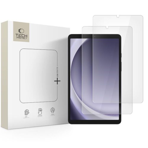 TECH-PROTECT edzett üvegfólia GLASS FIT+ 2-PACK GALAXY TAB A9 / A11 8.7 X110 / X115 / X133 / X135 CLEAR