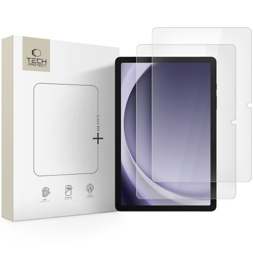 TECH-PROTECT edzett üvegfólia GLASS FIT+ 2-PACK GALAXY TAB A9+ / A11+ PLUS 11.0 X210 / X215 / X216 / X133 / X135 CLEAR