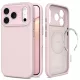 Tech-Protect Uniq MagSafe CC iPhone 17 Pro / 18 Pro tok, világos rózsaszín