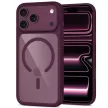 Tech-Protect MagOne MagSafe CC + Glass 2 db Dark Cherry/Clear iPhone 17 Pro Max / 18 Pro Max tok, bordó-átlátszó