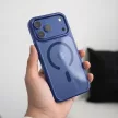 Tech-Protect MagMat MagSafe CC iPhone 17 Pro / 18 Pro tok, sötétkék-átlátszó