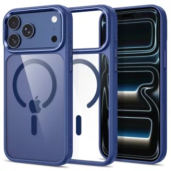   Tech-Protect MagMat MagSafe CC iPhone 17 Pro Max / 18 Pro Max tok, sötétkék-átlátszó