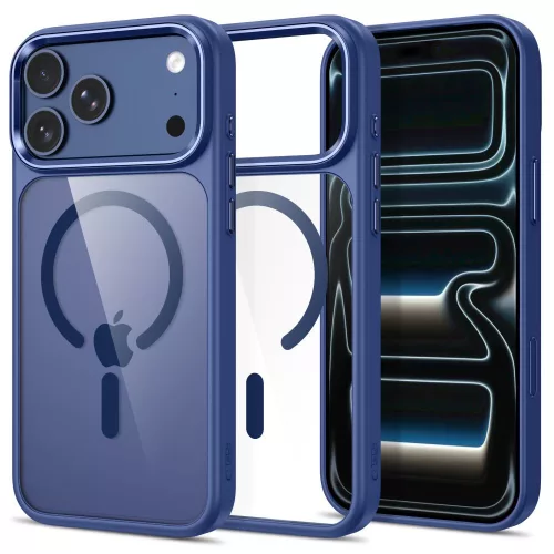 Tech-Protect MagMat MagSafe CC iPhone 17 Pro Max / 18 Pro Max tok, sötétkék-átlátszó