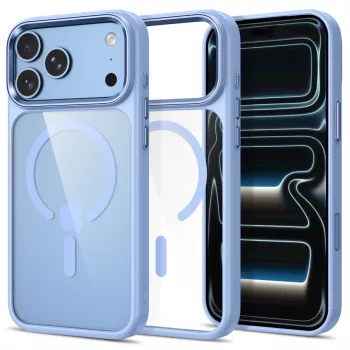   Tech-Protect MagMat MagSafe CC iPhone 17 Pro / 18 Pro tok, világoskék-átlátszó
