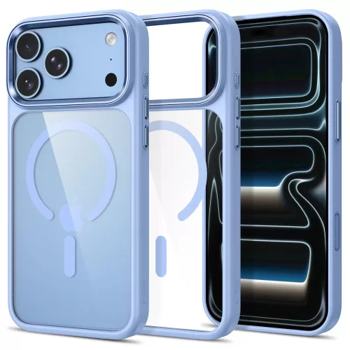 Tech-Protect MagMat MagSafe CC iPhone 17 Pro Max / 18 Pro Max tok, világoskék-átlátszó