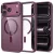 Tech-Protect MagMat MagSafe CC Dark Cherry/Clear iPhone 17 Pro / 18 Pro tok, bordó-átlátszó