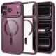 Tech-Protect MagMat MagSafe CC Dark Cherry/Clear iPhone 17 Pro / 18 Pro tok, bordó-átlátszó