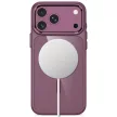 Tech-Protect MagMat MagSafe CC Dark Cherry/Clear iPhone 17 Pro / 18 Pro tok, bordó-átlátszó
