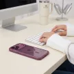 Tech-Protect MagMat MagSafe CC Dark Cherry/Clear iPhone 17 Pro / 18 Pro tok, bordó-átlátszó
