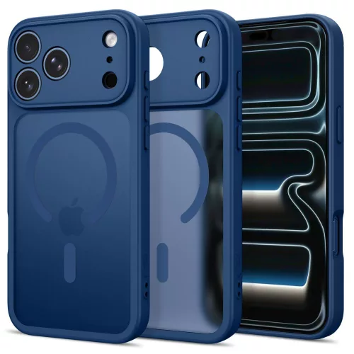 Tech-Protect BasicMag MagSafe iPhone 17 Pro / 18 Pro tok, matt sötétkék