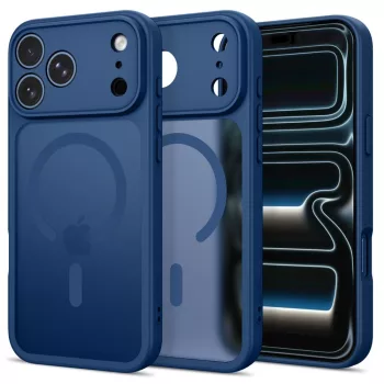   Tech-Protect BasicMag MagSafe iPhone 17 Pro Max / 18 Pro Max tok, matt sötétkék