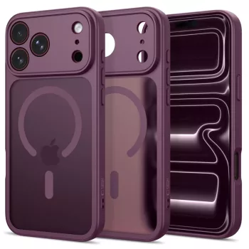   Tech-Protect BasicMag MagSafe iPhone 17 Pro / 18 Pro tok, matt bordó