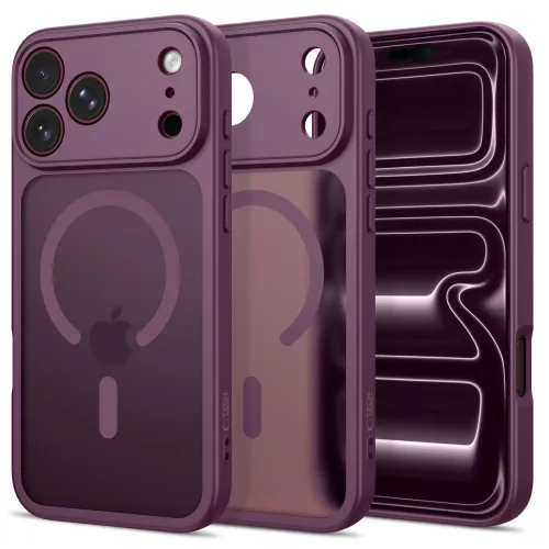 Tech-Protect BasicMag MagSafe iPhone 17 Pro / 18 Pro tok, matt bordó