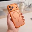 Tech-Protect MagPeak MagSafe CC Matte Cosmic Orange iPhone 17 Pro / 18 Pro tok, matt narancssárga