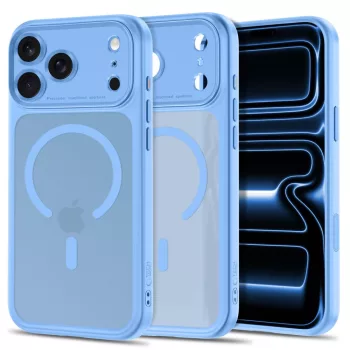   Tech-Protect MagPeak MagSafe CC iPhone 17 Pro / 18 Pro tok, matt világoskék