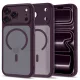 Tech-Protect MagPeak MagSafe CC Matte Dark Cherry iPhone 17 Pro Max / 18 Pro Max tok, matt bordó