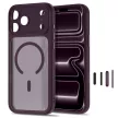 Tech-Protect MagPeak MagSafe CC Matte Dark Cherry iPhone 17 Pro Max / 18 Pro Max tok, matt bordó