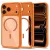 Tech-Protect MagPeak MagSafe CC Cosmic Orange/Clear iPhone 17 Pro / 18 Pro tok, narancssárga-átlátszó