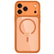 Tech-Protect MagPeak MagSafe CC Cosmic Orange/Clear iPhone 17 Pro Max / 18 Pro Max tok, narancssárga-átlátszó