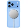 Tech-Protect MagPeak MagSafe CC iPhone 17 Pro / 18 Pro tok, világoskék-átlátszó