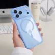 Tech-Protect MagPeak MagSafe CC iPhone 17 Pro / 18 Pro tok, világoskék-átlátszó