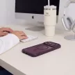 Tech-Protect MagPeak MagSafe CC Dark Cherry/Clear iPhone 17 Pro Max / 18 Pro Max tok, bordó-átlátszó