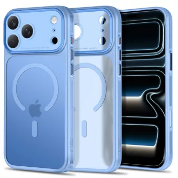   Tech-Protect MagPrime MagSafe CC iPhone 17 Pro Max / 18 Pro Max tok, matt világoskék
