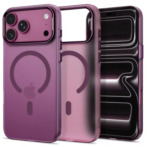 Tech-Protect MagZero MagSafe Matte Dark Cherry iPhone 17 Pro / 18 Pro tok, matt bordó