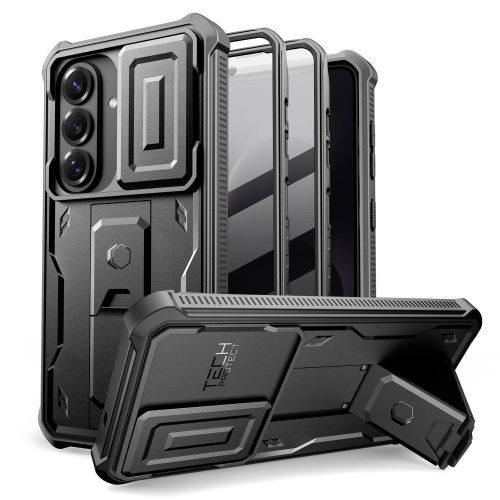 Tech-Protect Kevlar Cam+ Case Samsung Galaxy S26 tok, fekete