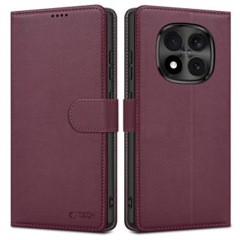   Tech-Protect Wallet Case Xiaomi Redmi Note 15 Pro 5G tok, burgundy
