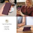 Tech-Protect Wallet Case Xiaomi Redmi Note 15 Pro 5G tok, burgundy
