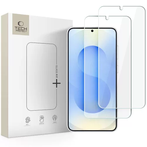 TECH-PROTECT GLASS FIT+ 2-PACK GALAXY S26+ PLUS CLEAR edzett üvegfólia