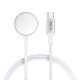 TECH-PROTECT MC02 ULTRABOOST MAGNETIC CHARGER TYPE-C CABLE 100CM APPLE WATCH, fehér