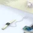 TECH-PROTECT MC02 ULTRABOOST MAGNETIC CHARGER TYPE-C CABLE 100CM APPLE WATCH, fehér