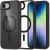 Tech-Protect MagMat MagSafe iPhone 16e Case tok, fekete-tok, átlátszó