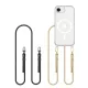 Tech-Protect FlexAir Chain MagSafe iPhone 16e Case tok, fekete/tok, bézs