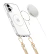 Tech-Protect FlexAir Chain MagSafe iPhone 16e Case tok, fekete/tok, bézs