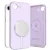 Tech-Protect Liquid Silicone MagSafe iPhone 16e Case tok, lila