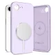Tech-Protect Liquid Silicone MagSafe iPhone 16e Case tok, lila