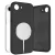 Tech-Protect Liquid Silicone MagSafe iPhone 16e Case tok, fekete